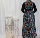 Savanna Flow - Green and Orange