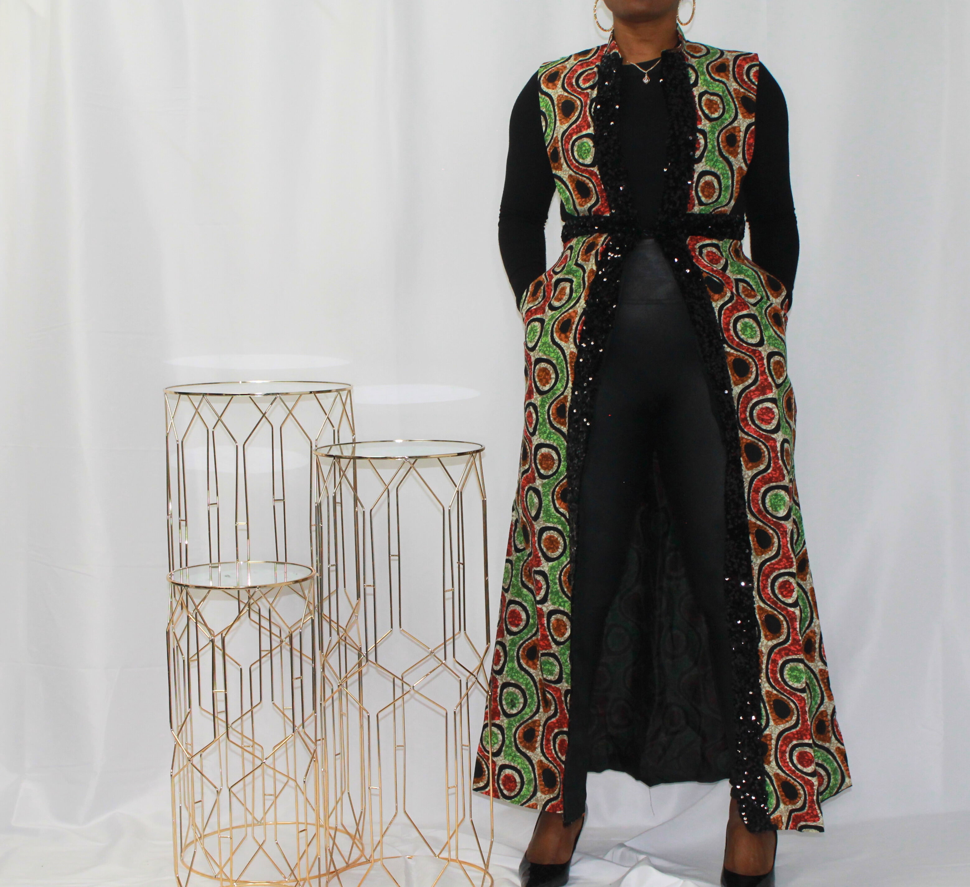 Savanna Flow - Green and Red