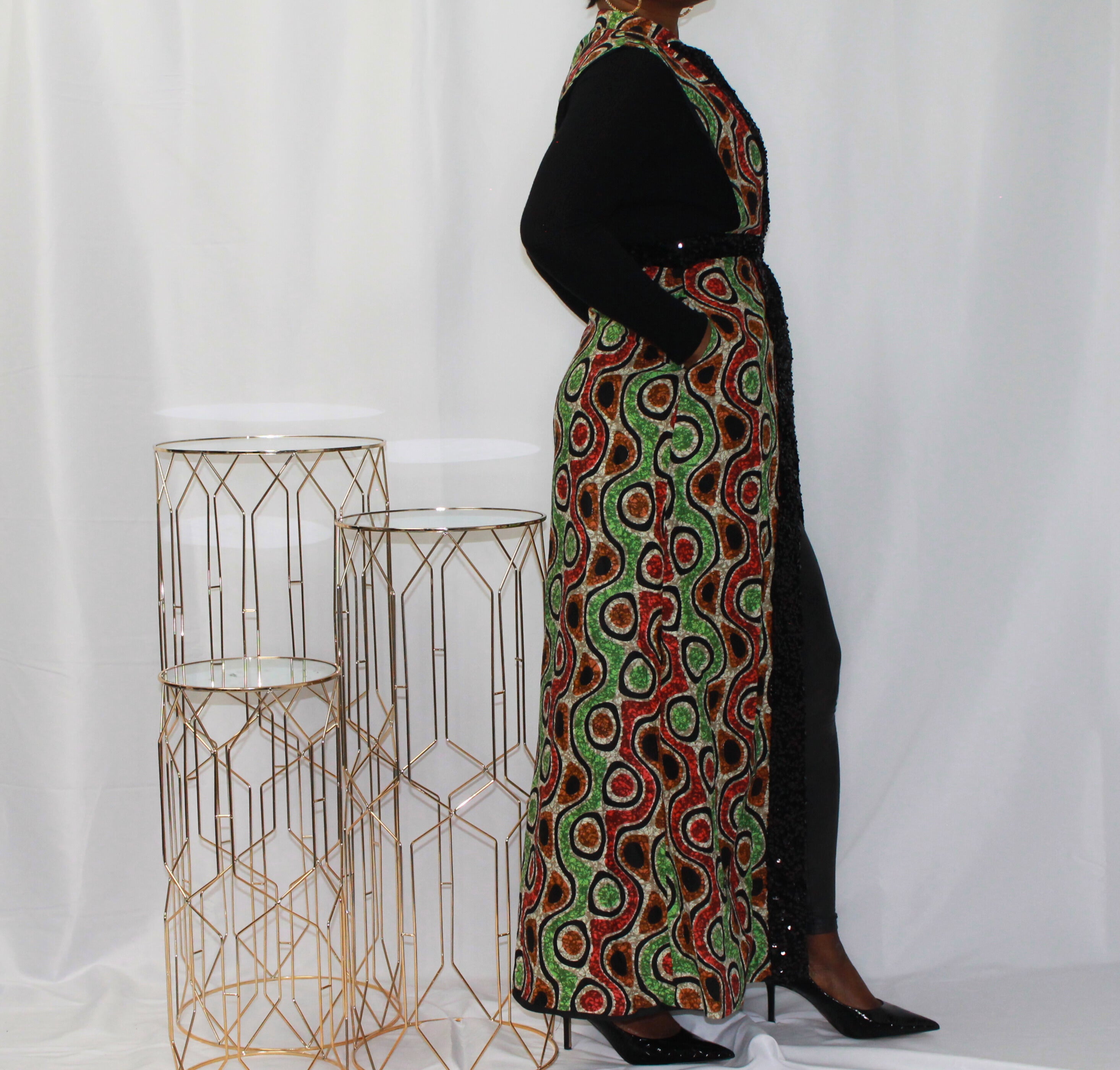 Savanna Flow - Green and Red