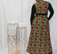 Savanna Flow - Green and Red