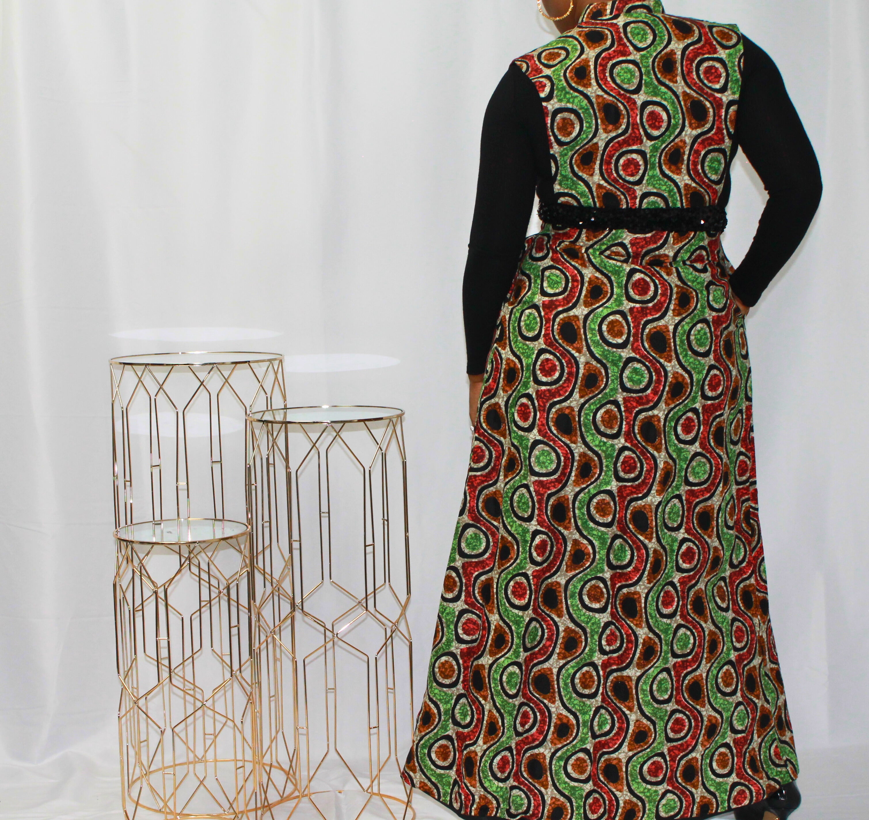 Savanna Flow - Green and Red