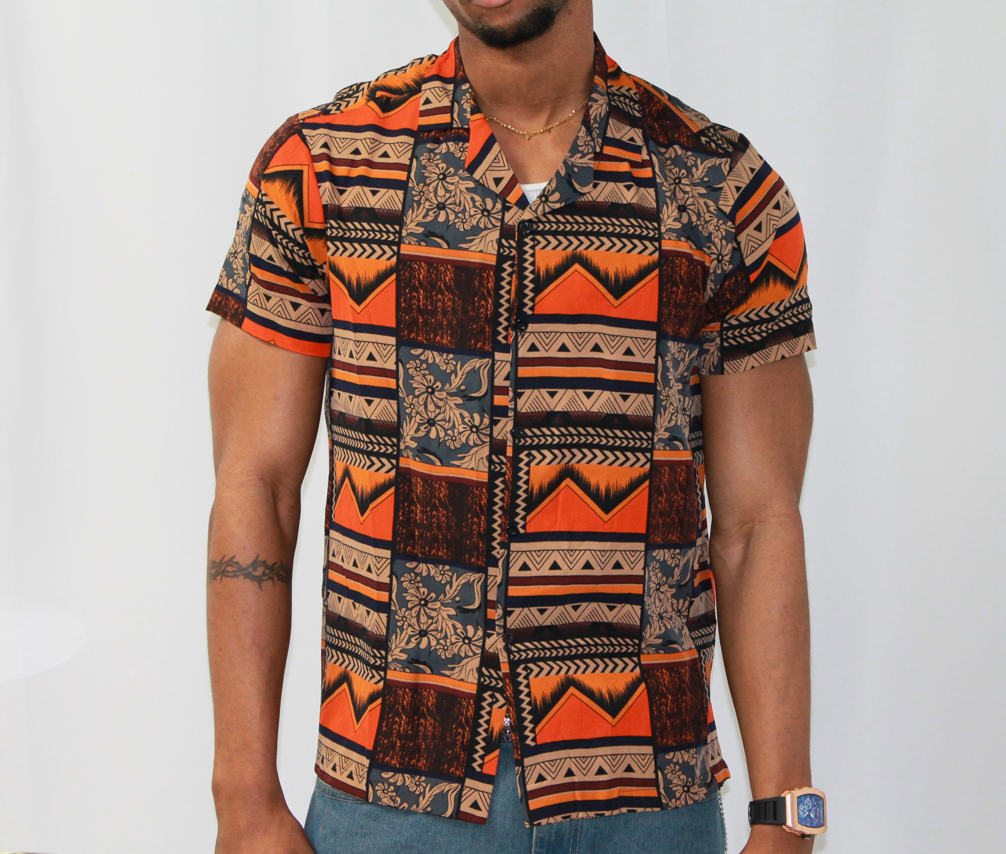 Tribal Blaze Short Sleeve Shirt