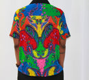 Vivid Spectrum Button-Down Shirt