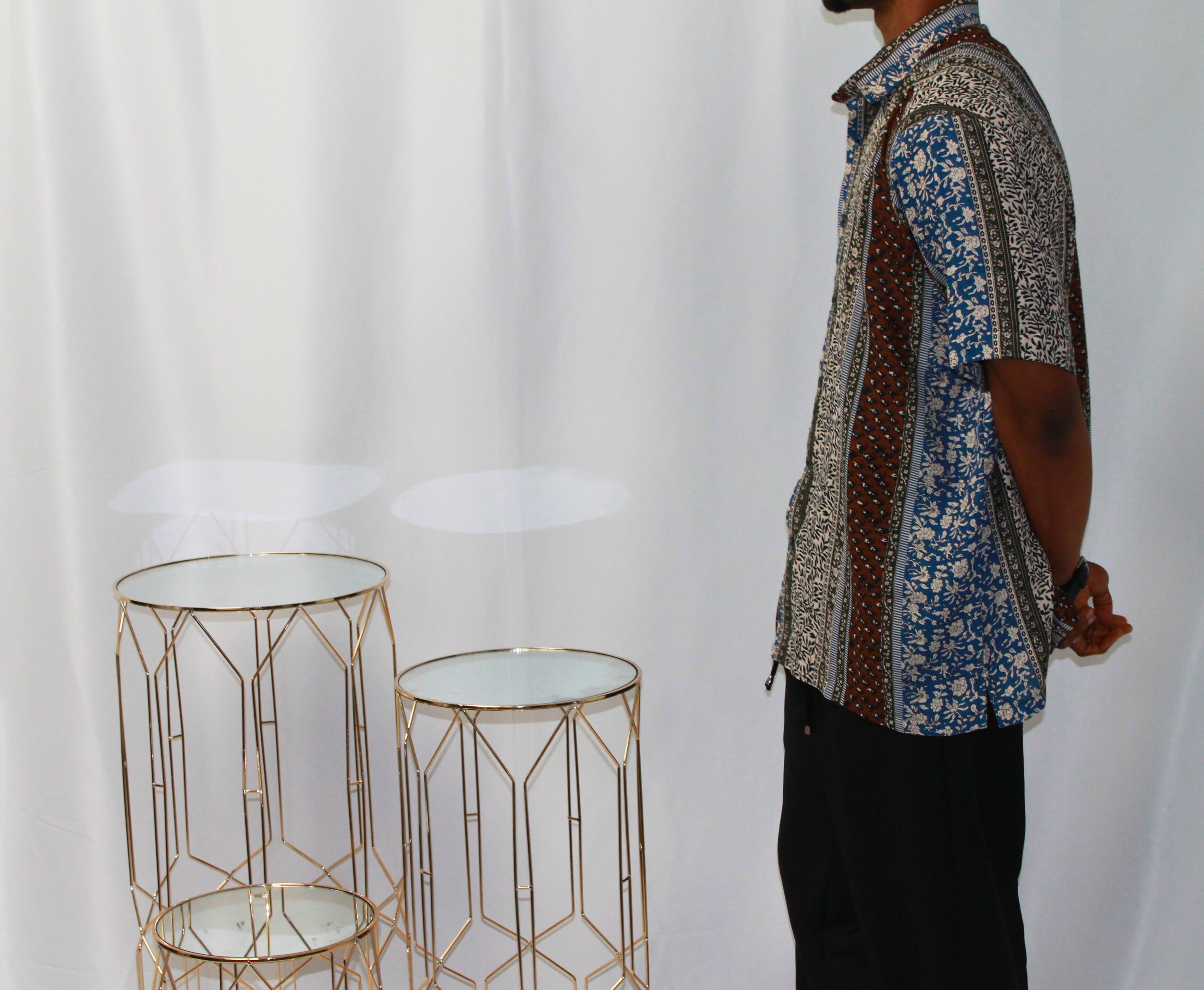 Urban Mosaic Mix Print Shirt