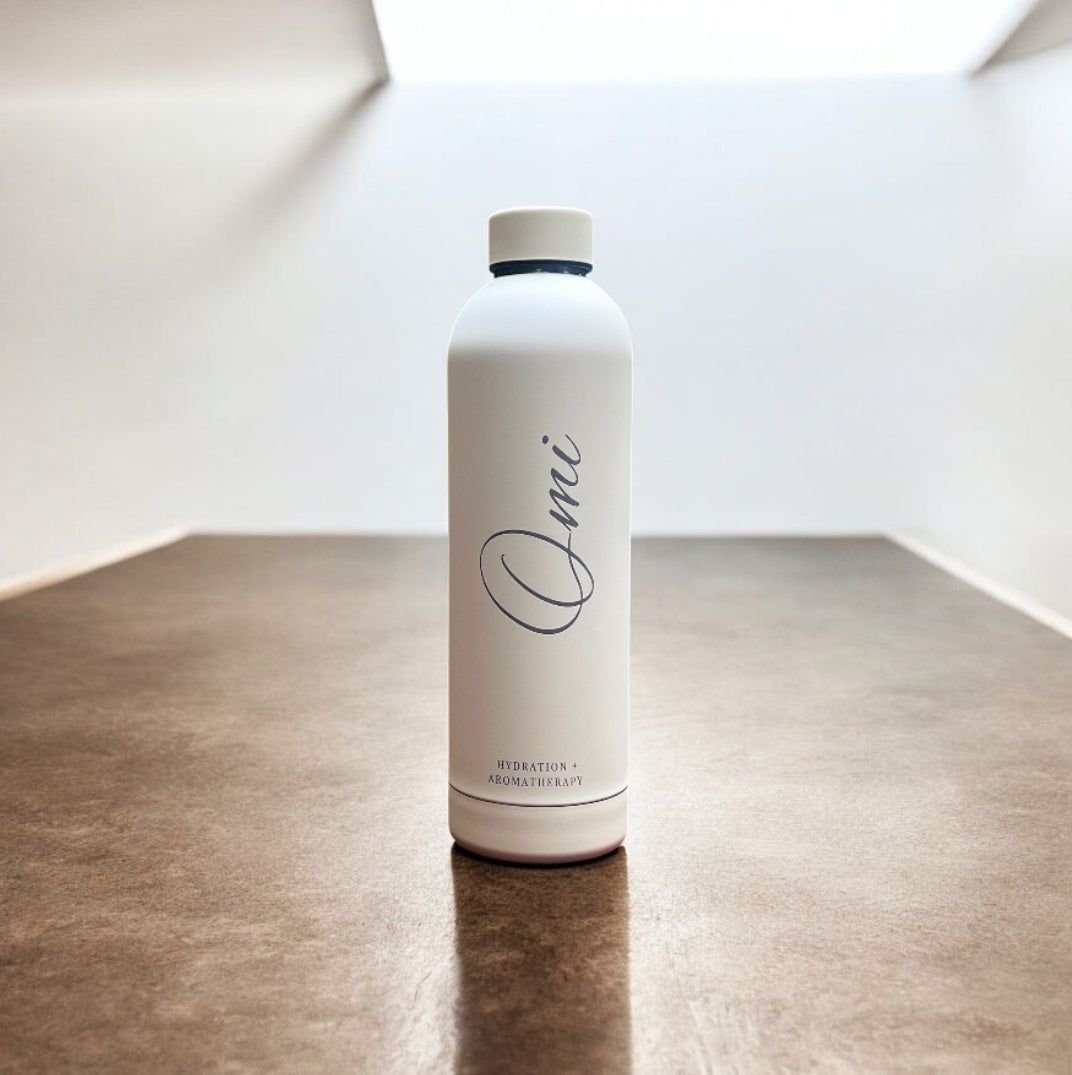 Omi Aromatherapy + Hydration Water Bottle - White