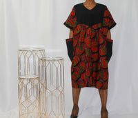 Echo Midi Red Dress
