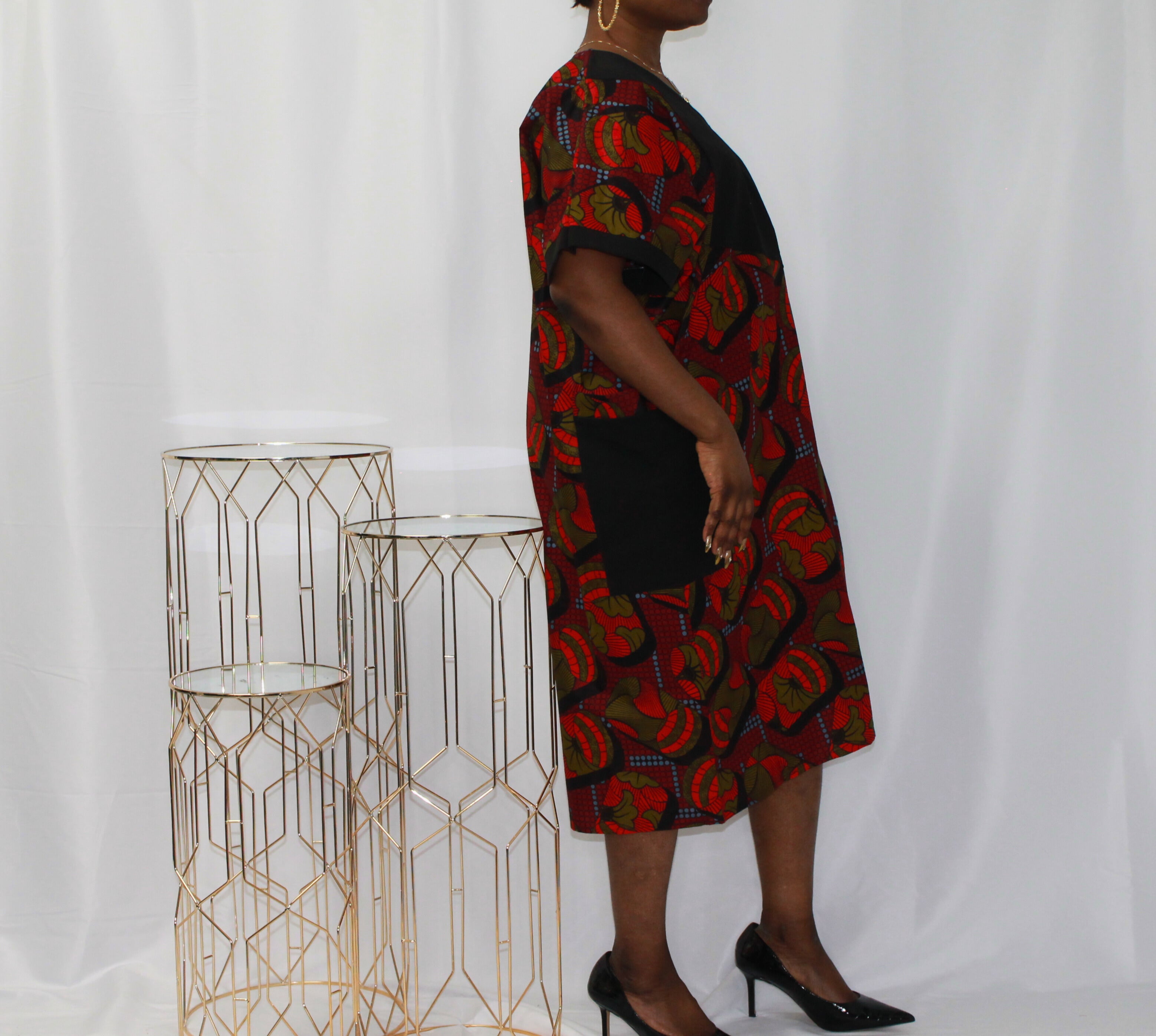 Echo Midi Red Dress