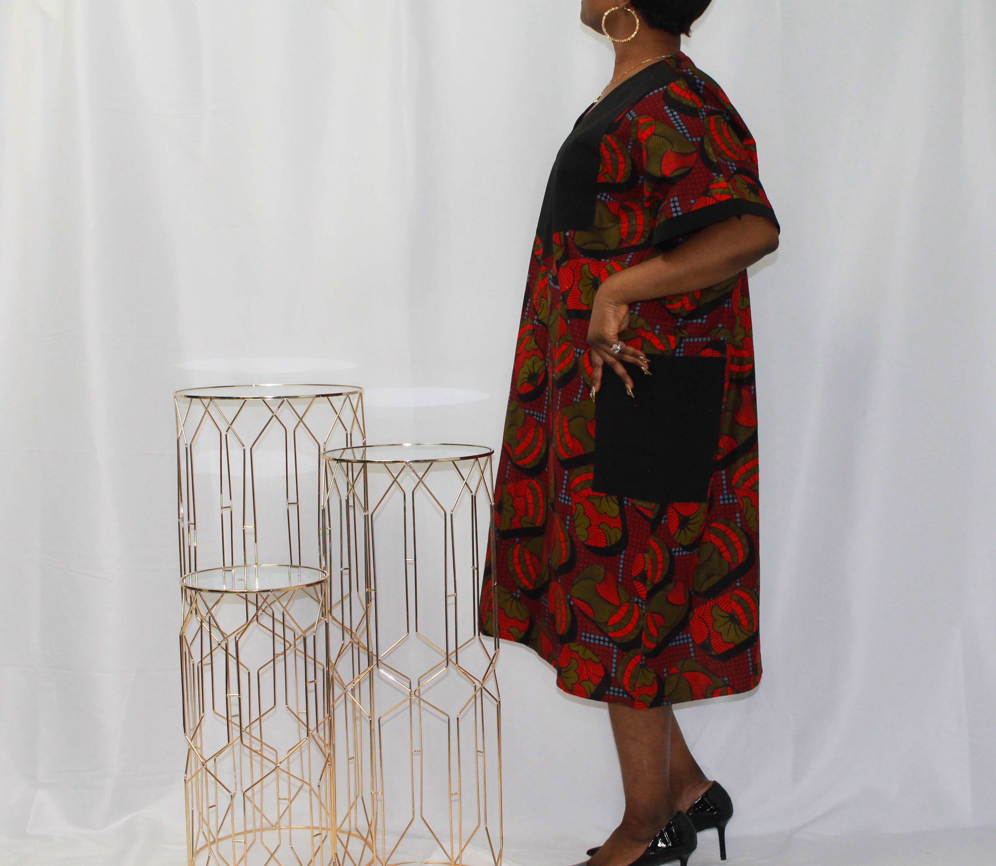 Echo Midi Red Dress