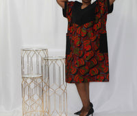 Echo Midi Red Dress