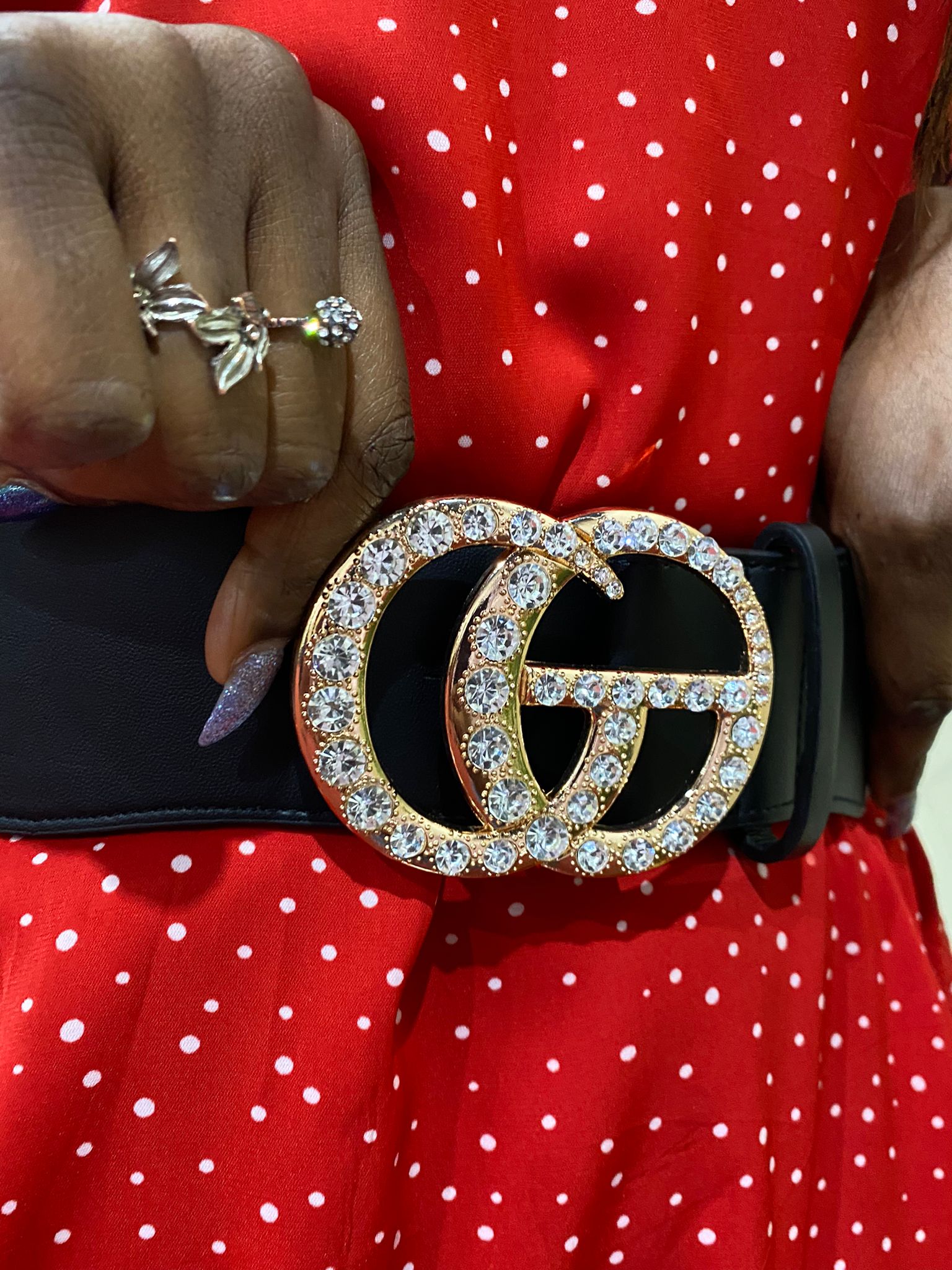 GG Crystal Belt