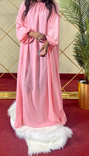Blush Flowing Maxi Dress